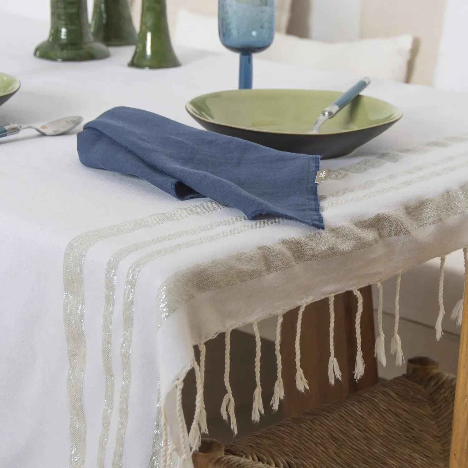 Nappe coton 150x250 HAMPTONS    febronie.com