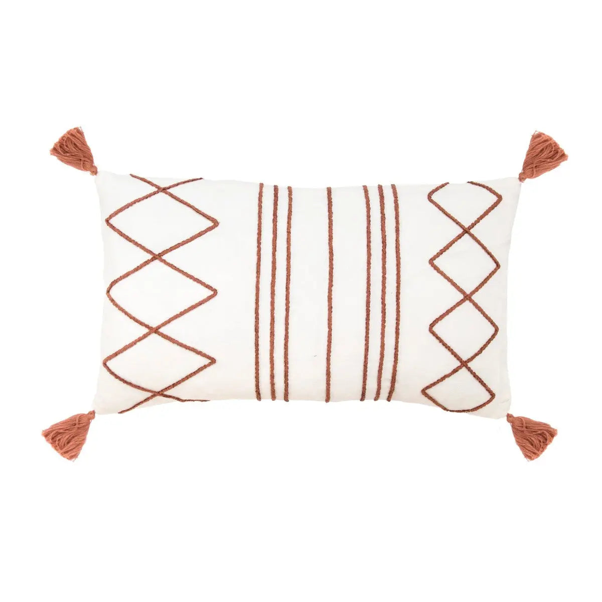 Housse de coussin coton 50x30 ISTANBUL - noir - febronie.com