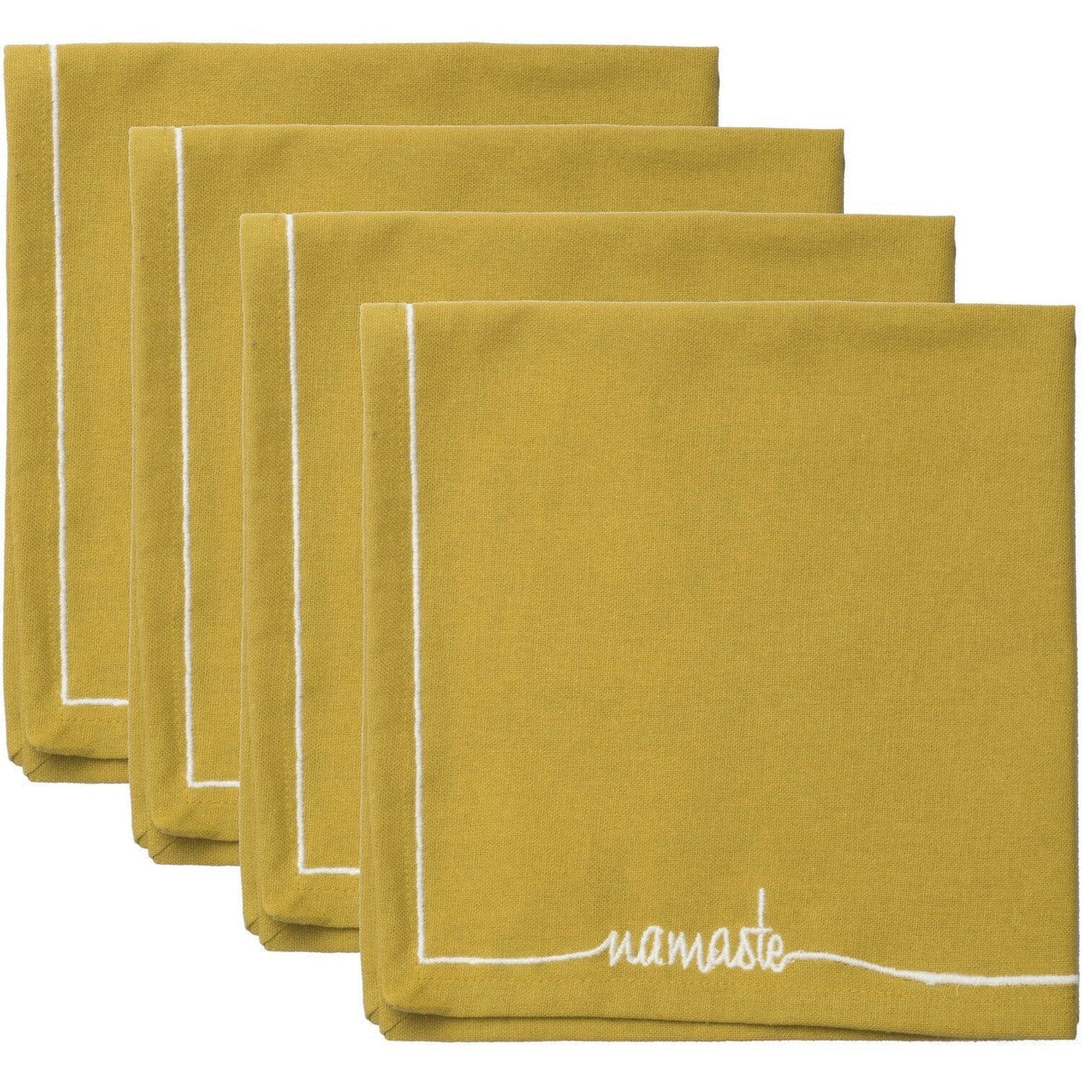 Serviette de table coton (x4) NAMASTE 45x45 - febronie.com
