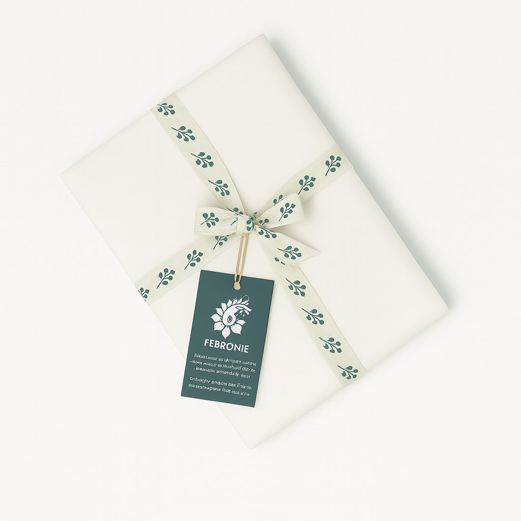 Parure + taies 50x70 satin lavé de coton bio blanc GAIA