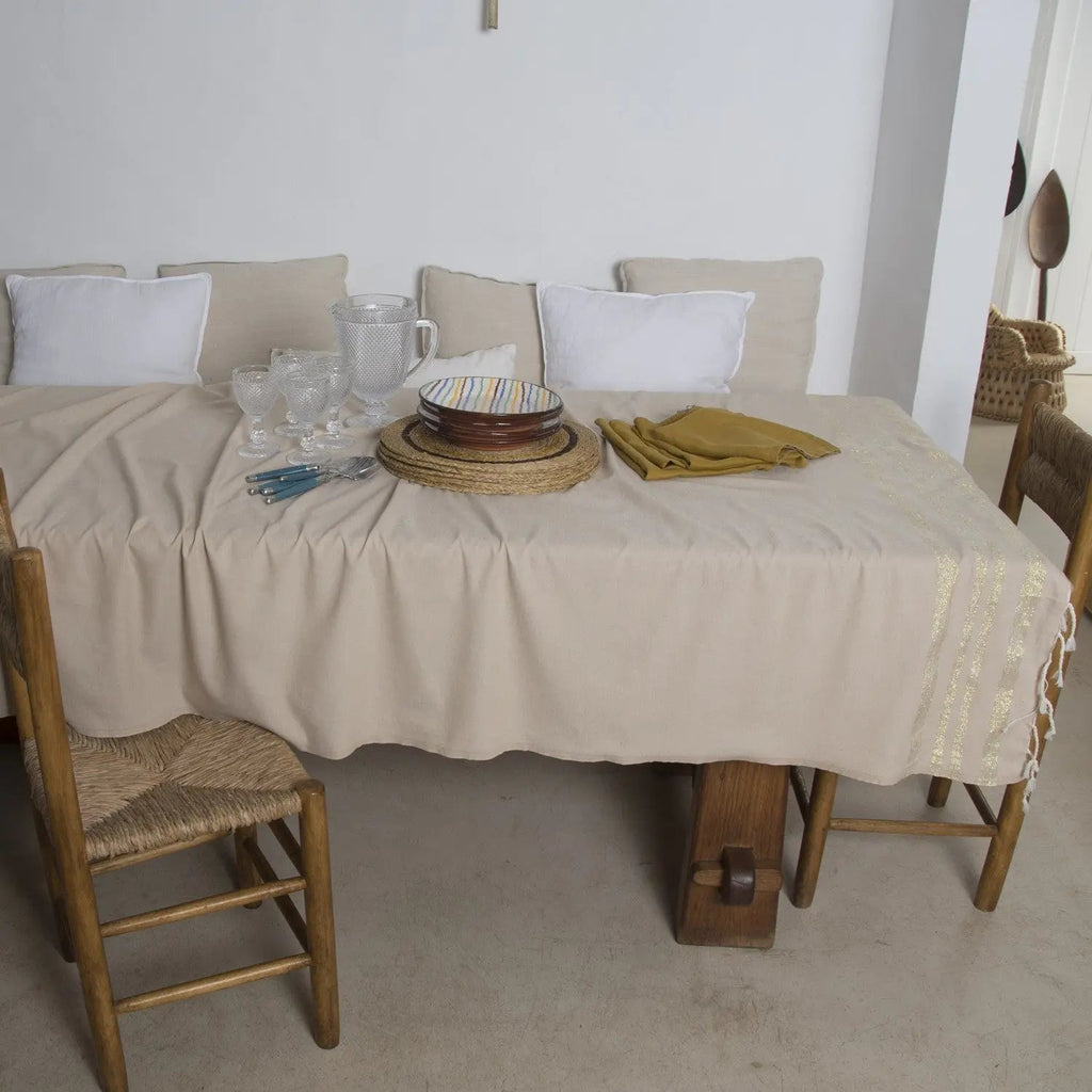Nappe coton 150x250 HAMPTONS    febronie.com