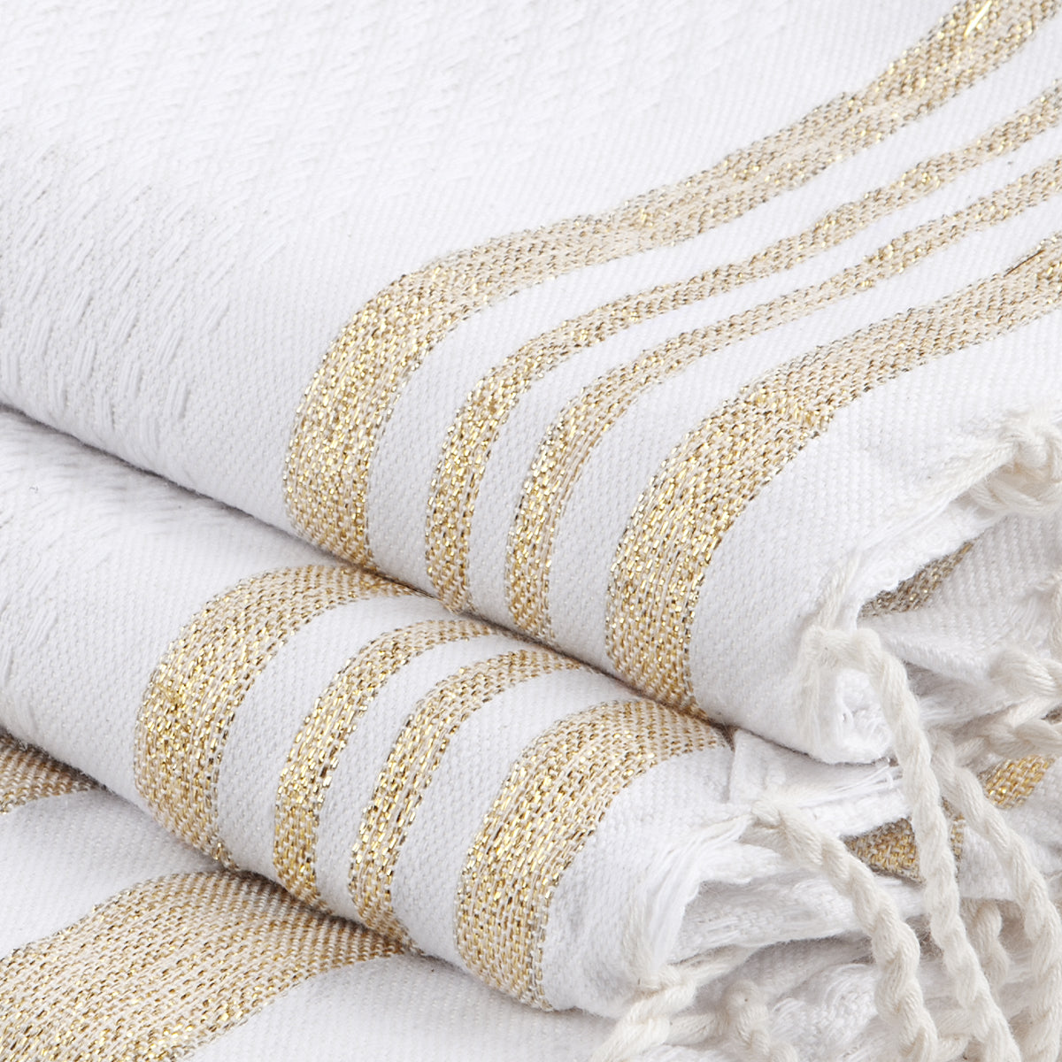 Bath set, 1 fouta + 2 hand towels cotton 100x200+2(40x60) HAMPTONS