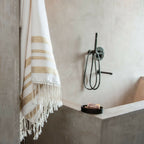 Bath set, 1 fouta + 2 hand towels cotton 100x200+2(40x60) HAMPTONS