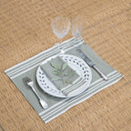 Set de table (x4) coton 35x50 MAHDIA - vert olive
