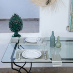 Set de table (x4) coton 35x50 MAHDIA - vert olive