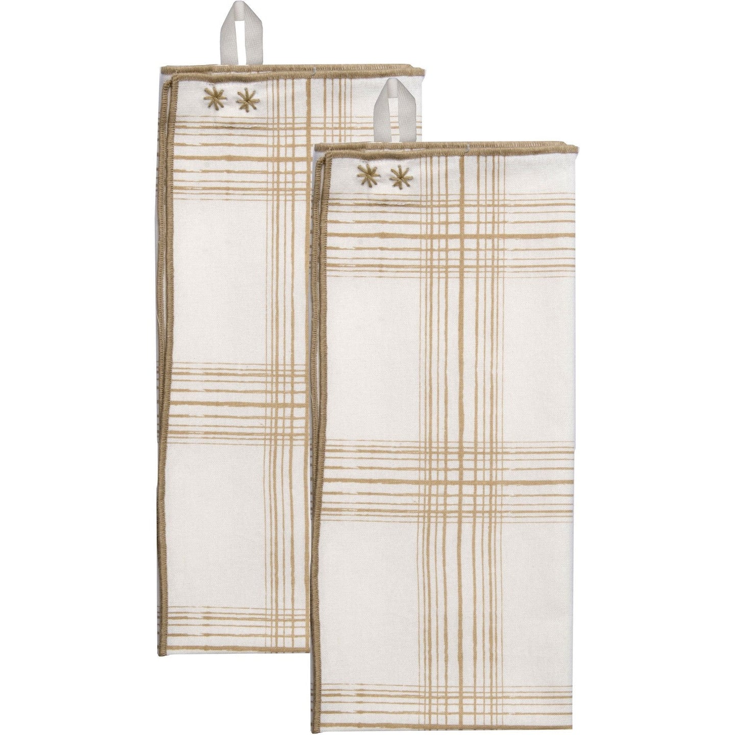 Torchon coton (x2) MADRAS 50x75 - febronie.com