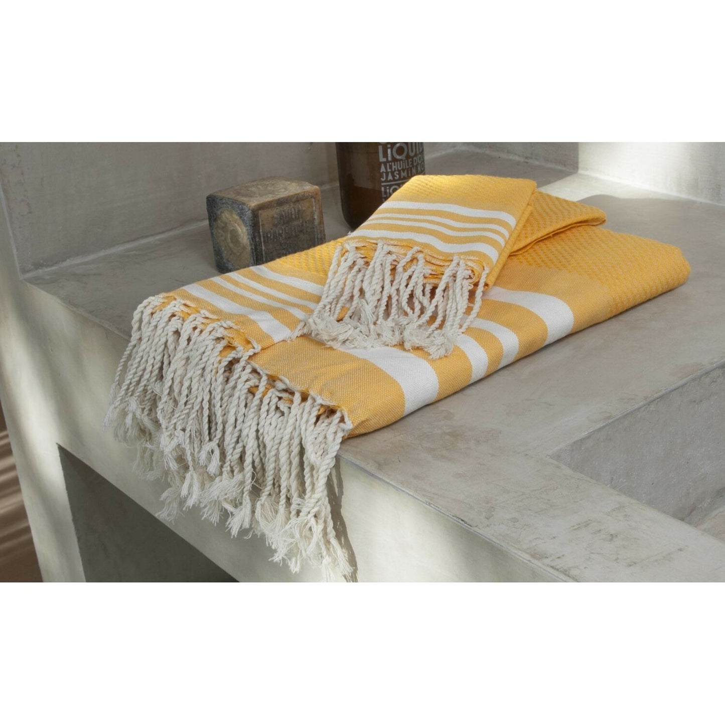 Foutas de bain coton (x3) HAMPTONS 100x200+40x60(x2)