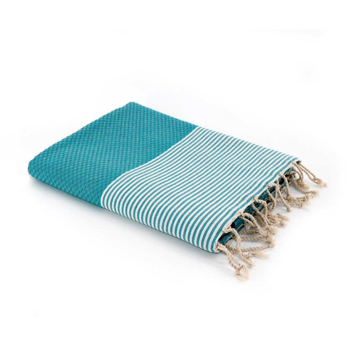 Fouta nid d'abeille coton 100x200 IBIZA    febronie.com