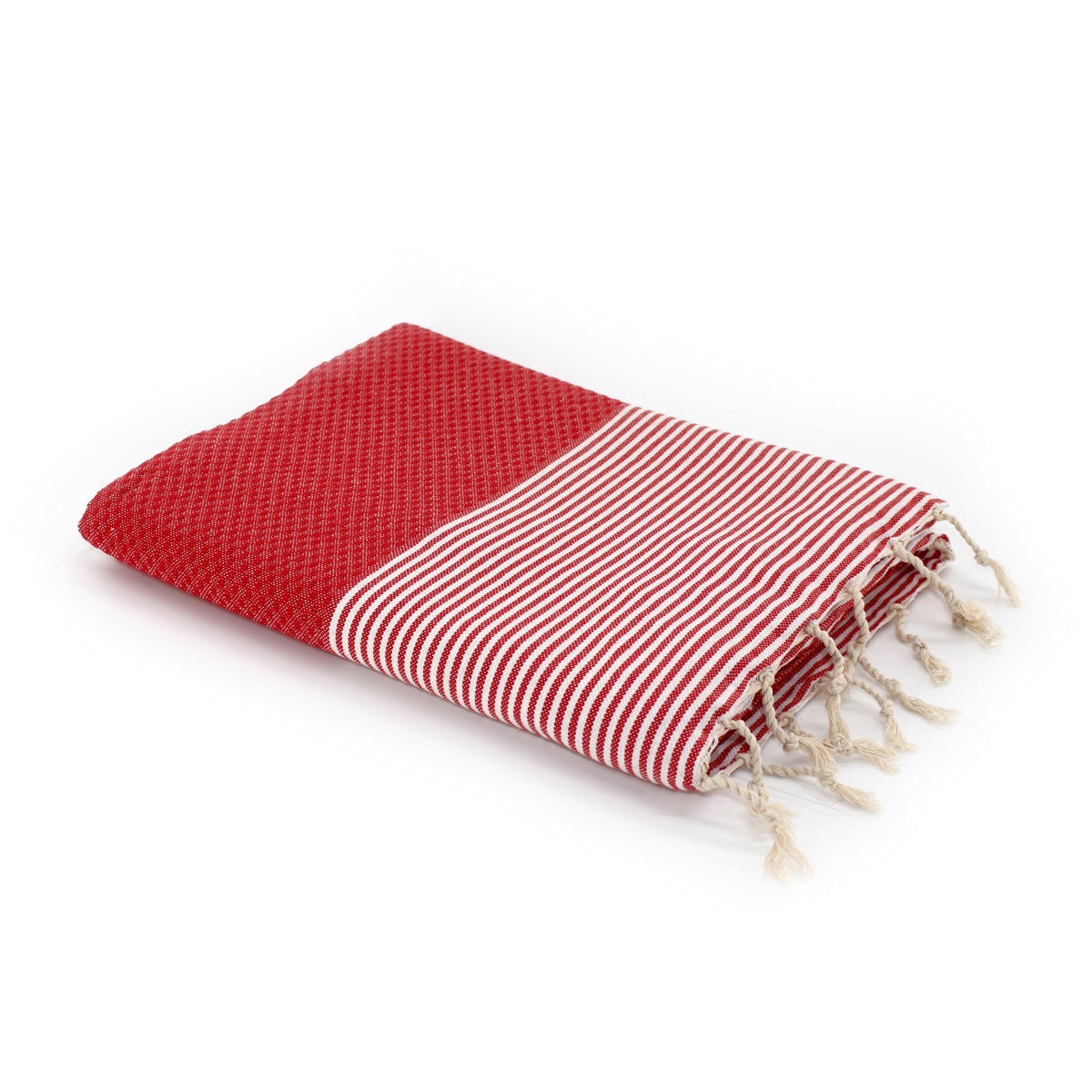 Fouta nid d'abeille coton 100x200 IBIZA    febronie.com
