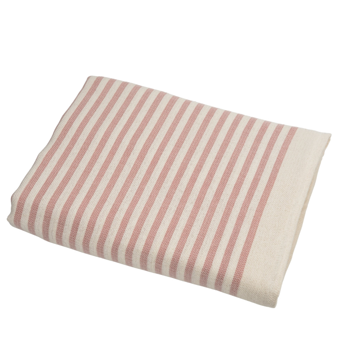 Nappe coton 180x300 HOSSEGOR - rose poudré