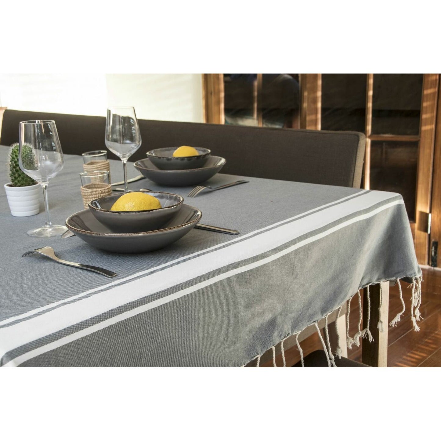 Nappe carrée coton ST TROPEZ 170x170