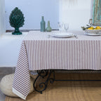 Nappe coton 180x300 HOSSEGOR - prune