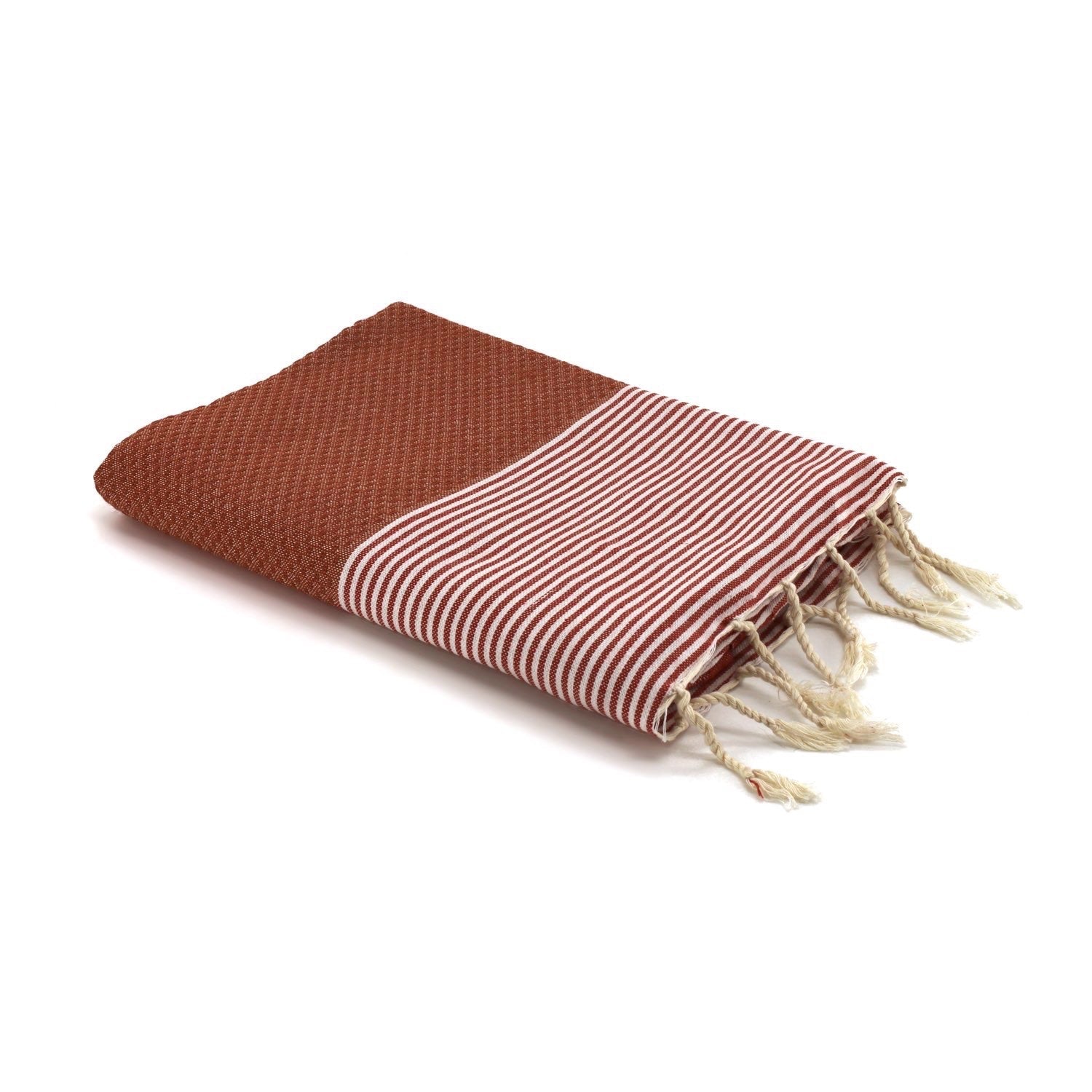 Fouta nid d'abeille coton 100x200 IBIZA    febronie.com