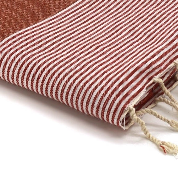 Fouta nid d'abeille coton IBIZA 100x200