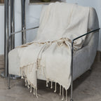 Plaid coton lin OSLO - 130x170 cm
