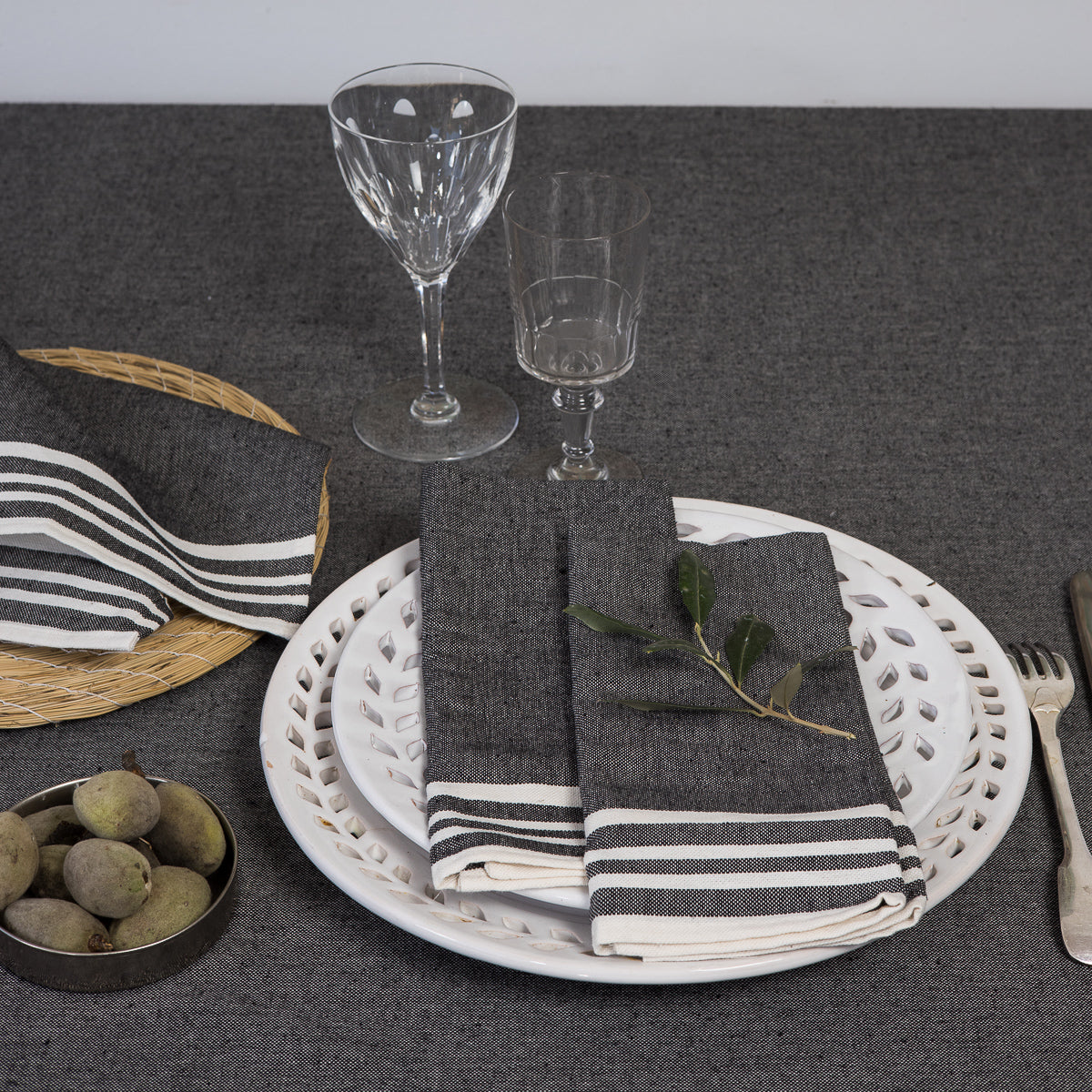 Serviette de table (x4) coton 45x45 MAHDIA