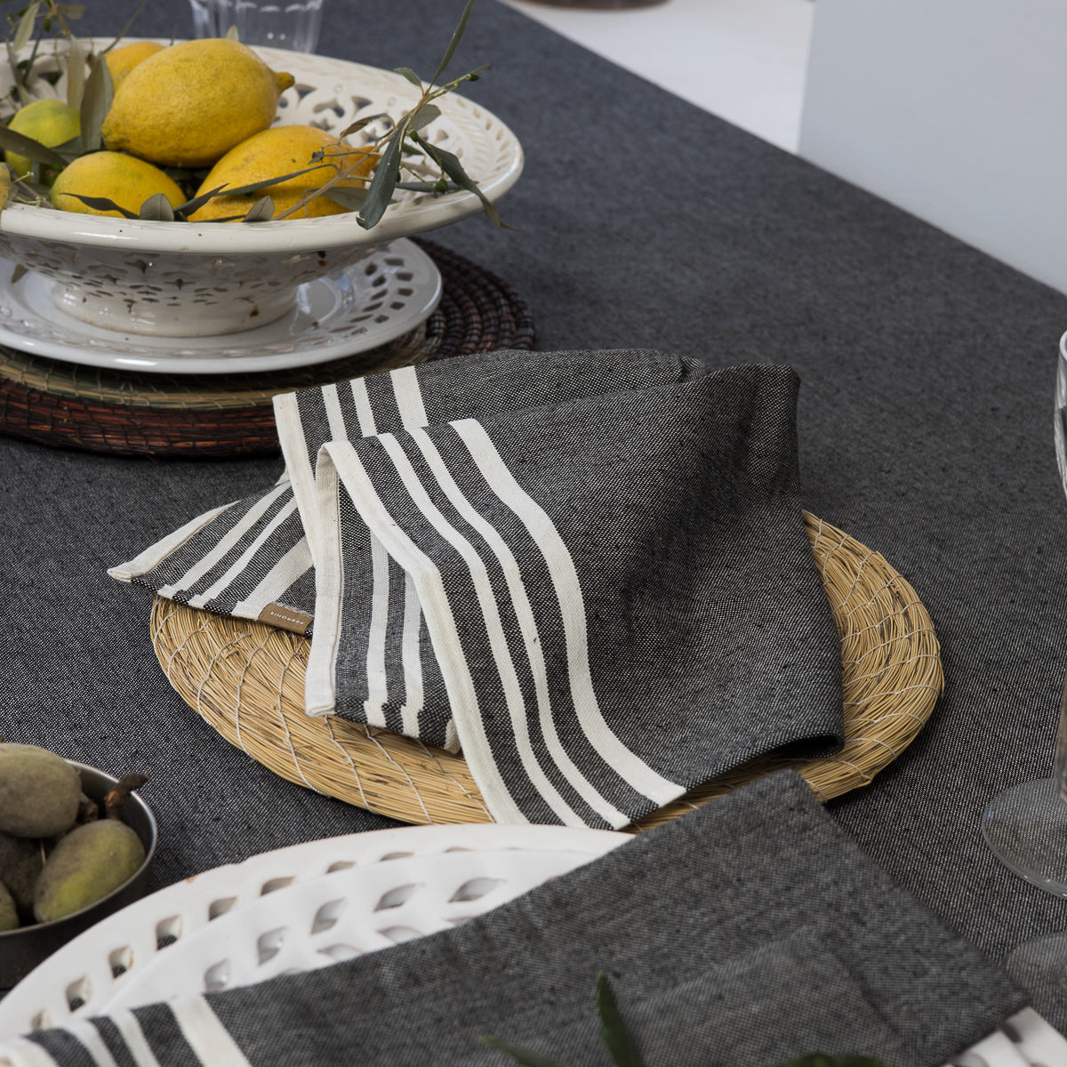 Serviette de table (x4) coton 45x45 MAHDIA