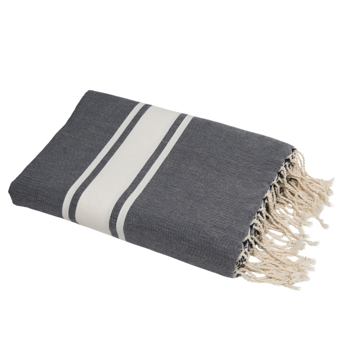 Nappe coton 180x350 ST TROPEZ - bleu jean