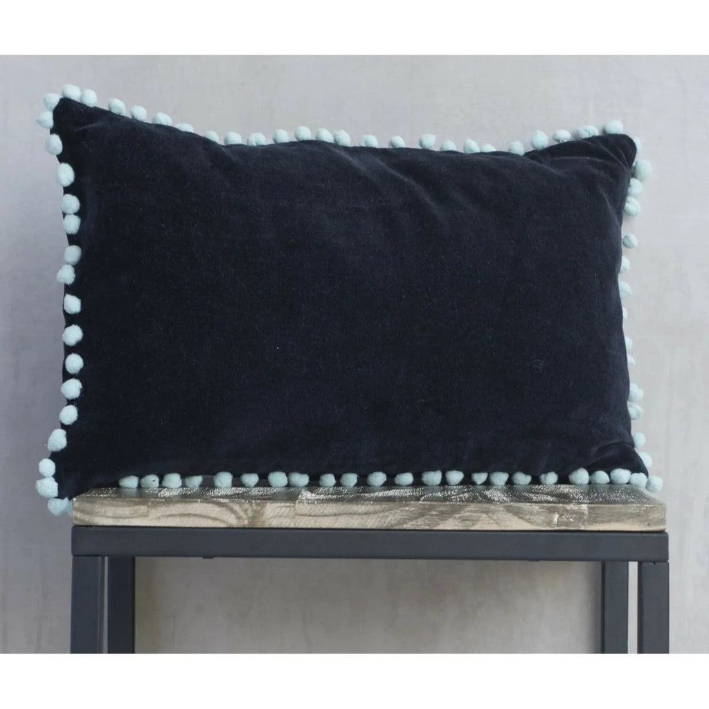 Housse de coussin velours de coton 50x30 AVORIAZ