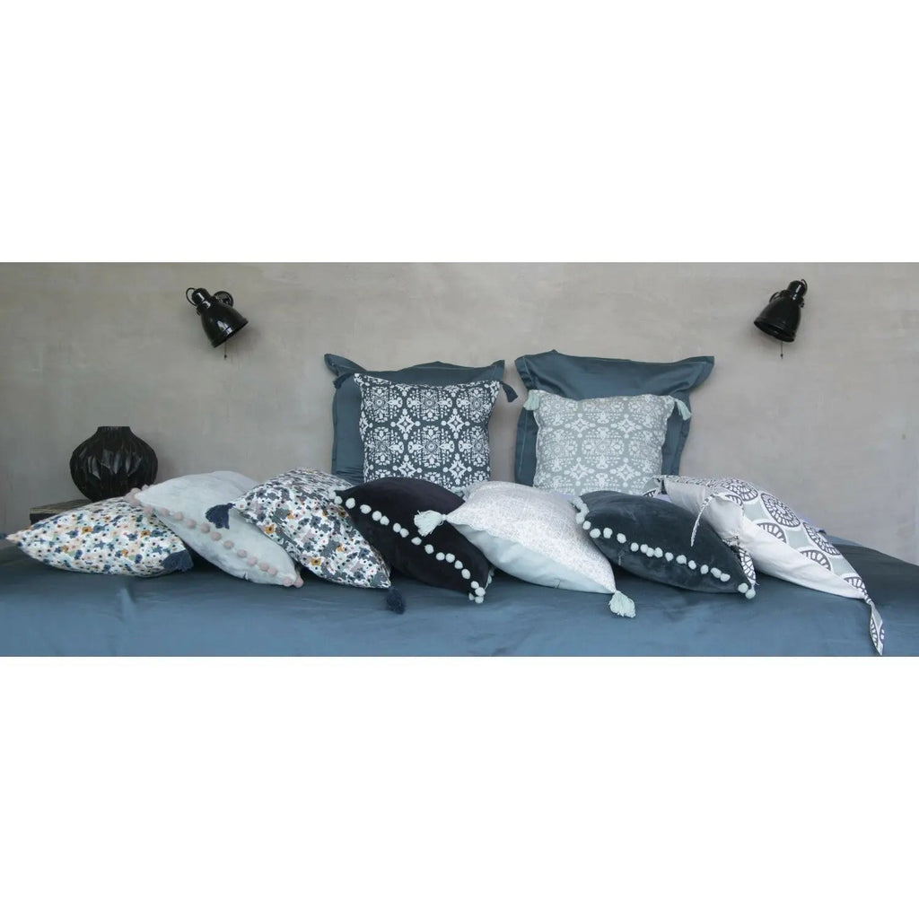Housse de coussin velours de coton 50x30 AVORIAZ