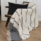 Plaid coton noir LIV    febronie.com