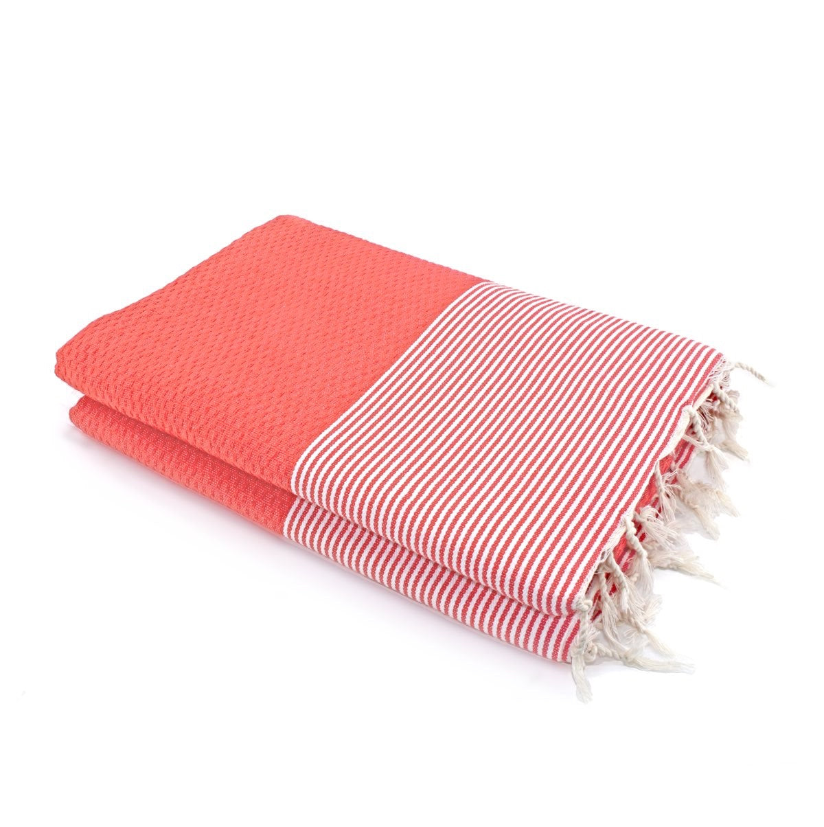 Fouta XXL nid d'abeille coton IBIZA 200x200 - febronie.com