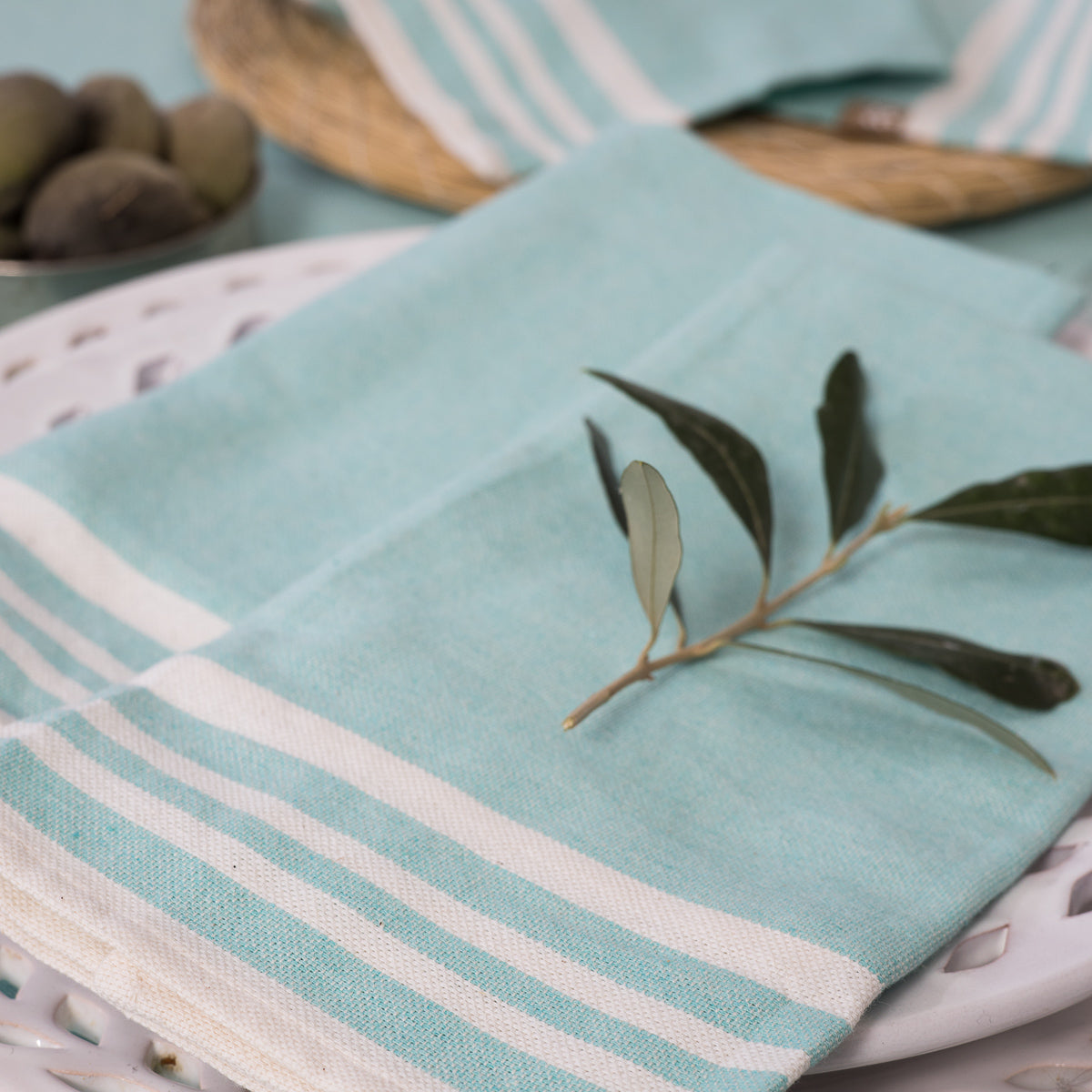 Serviette de table (x4) coton 45x45 MAHDIA