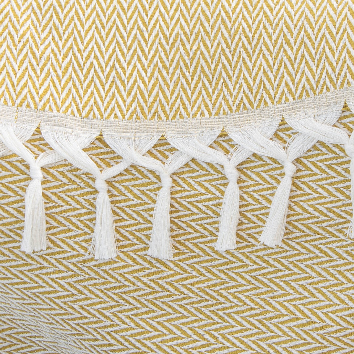 Plaid laine jaune moutarde ASPEN    febronie.com