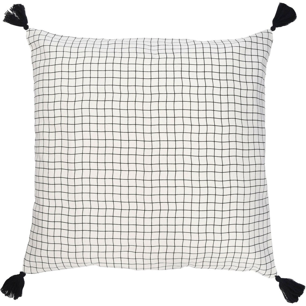 Housse de coussin coton CARO 50x50 - febronie.com