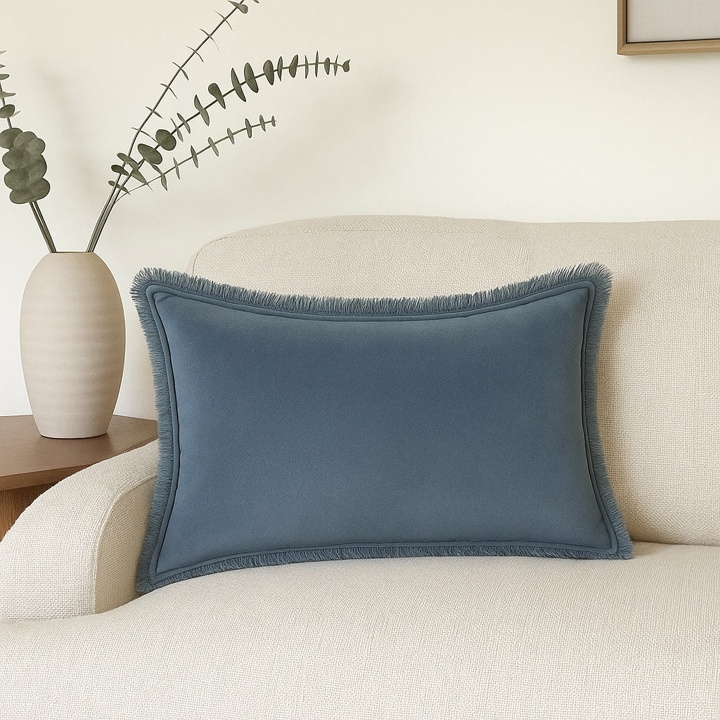 Coussin velours de coton 60x40 ISCHIA