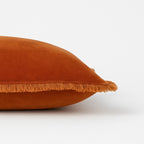 Coussin velours de coton 50x50 ISCHIA - terracotta