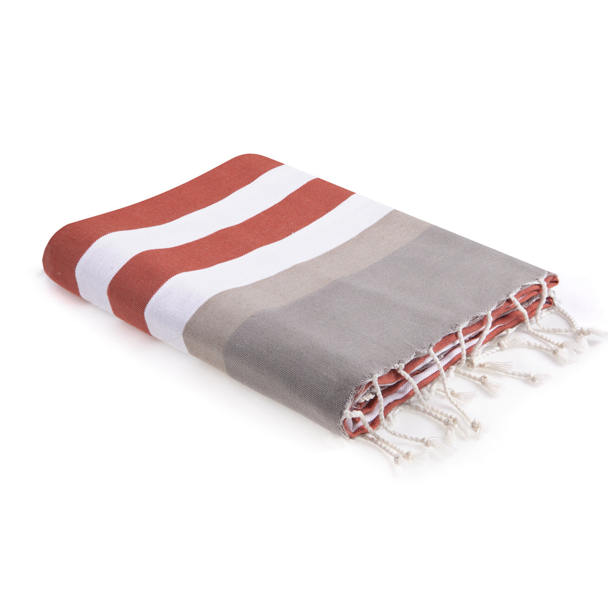 Fouta tricolore coton ARCACHON 100x200 - febronie.com
