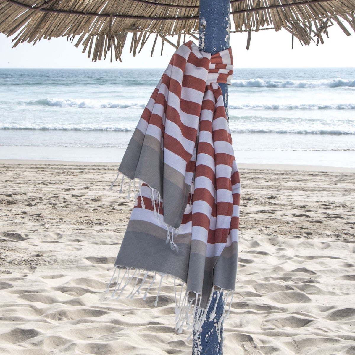 Fouta tricolore coton ARCACHON 100x200