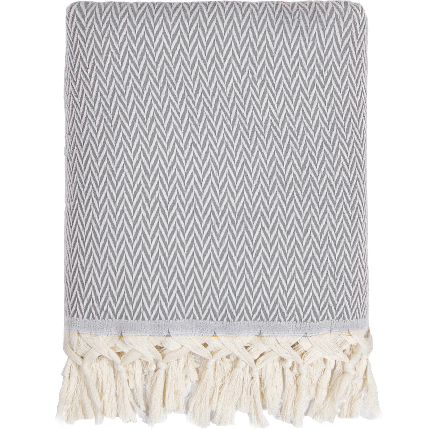 Plaid laine gris chiné ASPEN    febronie.com