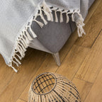Plaid laine gris chiné ASPEN    febronie.com