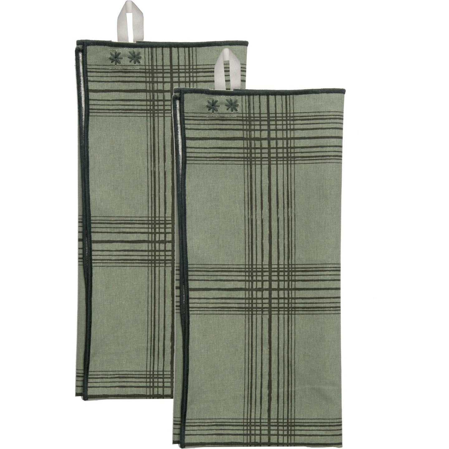 Torchon coton (x2) MADRAS 50x75 - febronie.com