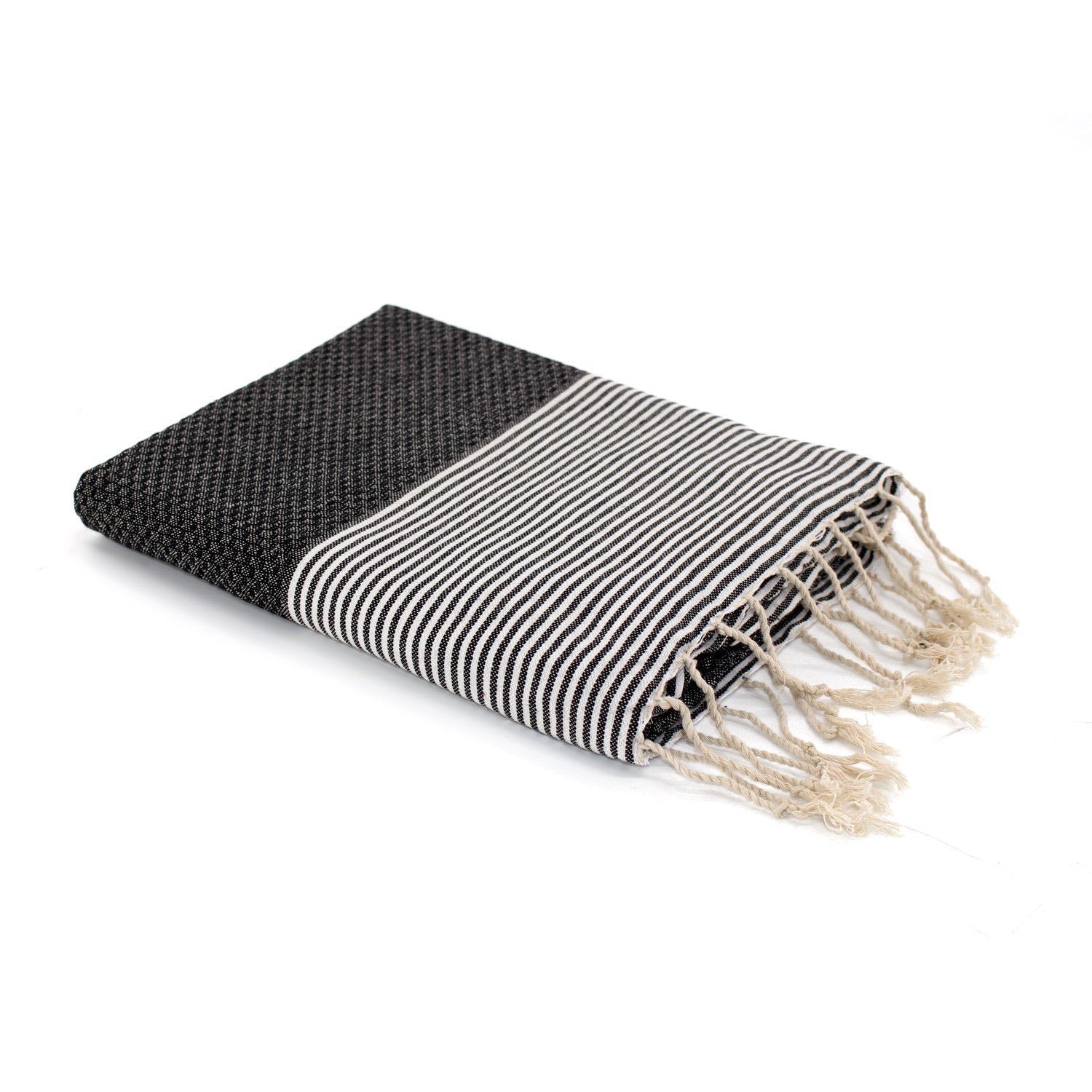Fouta nid d'abeille coton 100x200 IBIZA    febronie.com