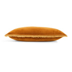 Coussin velours de coton 50x50 ISCHIA - brun tabac