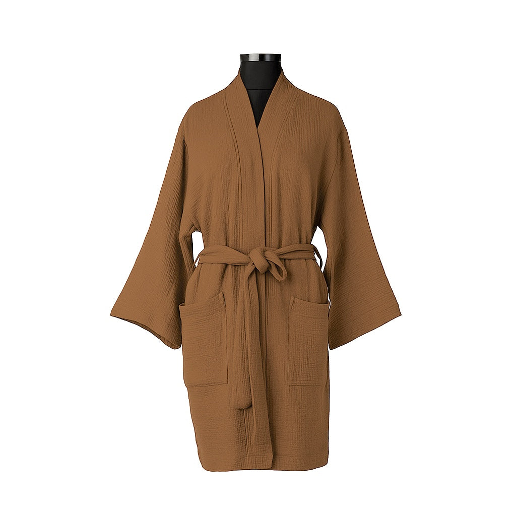 Peignoir kimono gaze de coton 95x64 CARLA