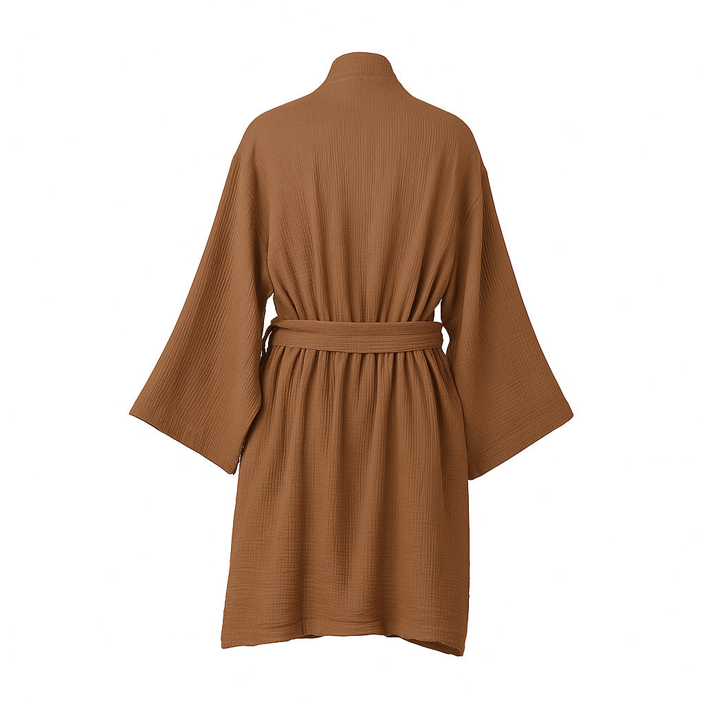 Peignoir kimono gaze de coton 95x64 CARLA