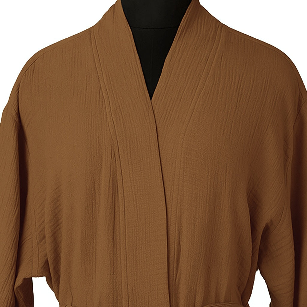 Peignoir kimono gaze de coton 95x64 CARLA