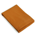 Drap plat percale de coton 270x300 NINA - caramel