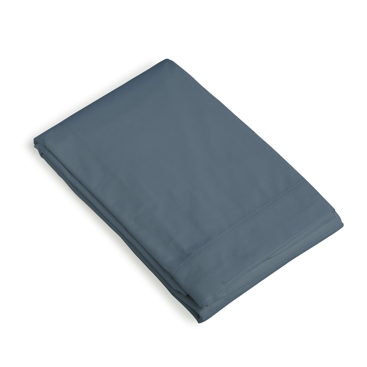 Drap plat percale de coton 270x300 NINA - denim