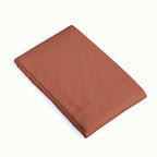 Drap plat percale de coton 270x300 NINA - rouge toscane