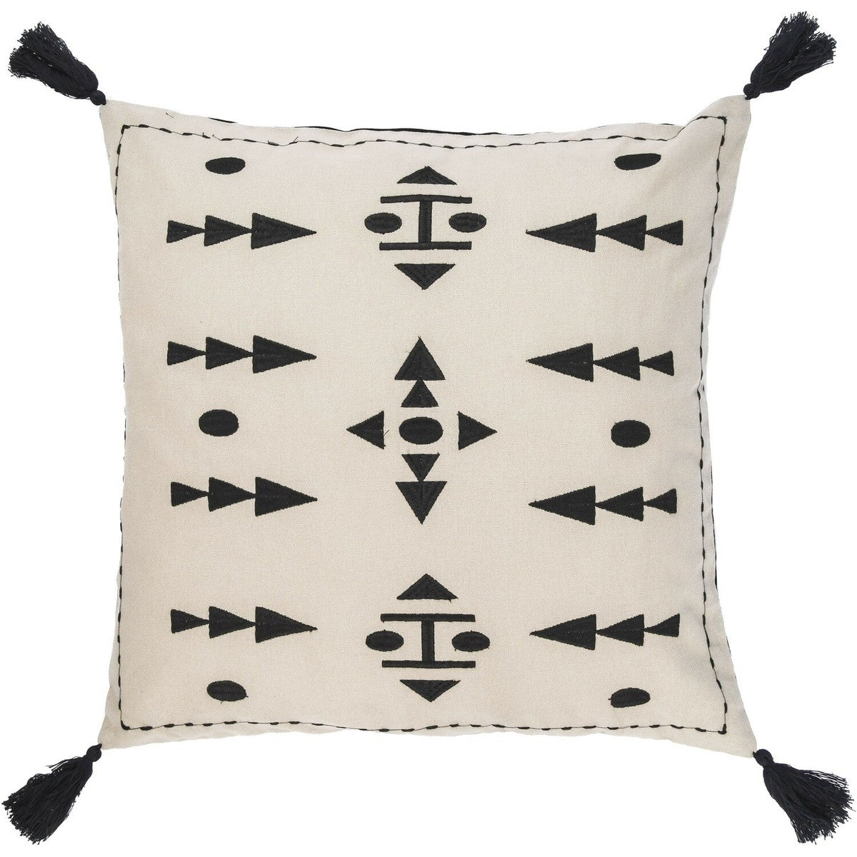 Housse de coussin coton ESSAOUIRA 50x50 - febronie.com