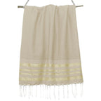 Fouta nid d'abeille coton 100x200 HAMPTONS    febronie.com