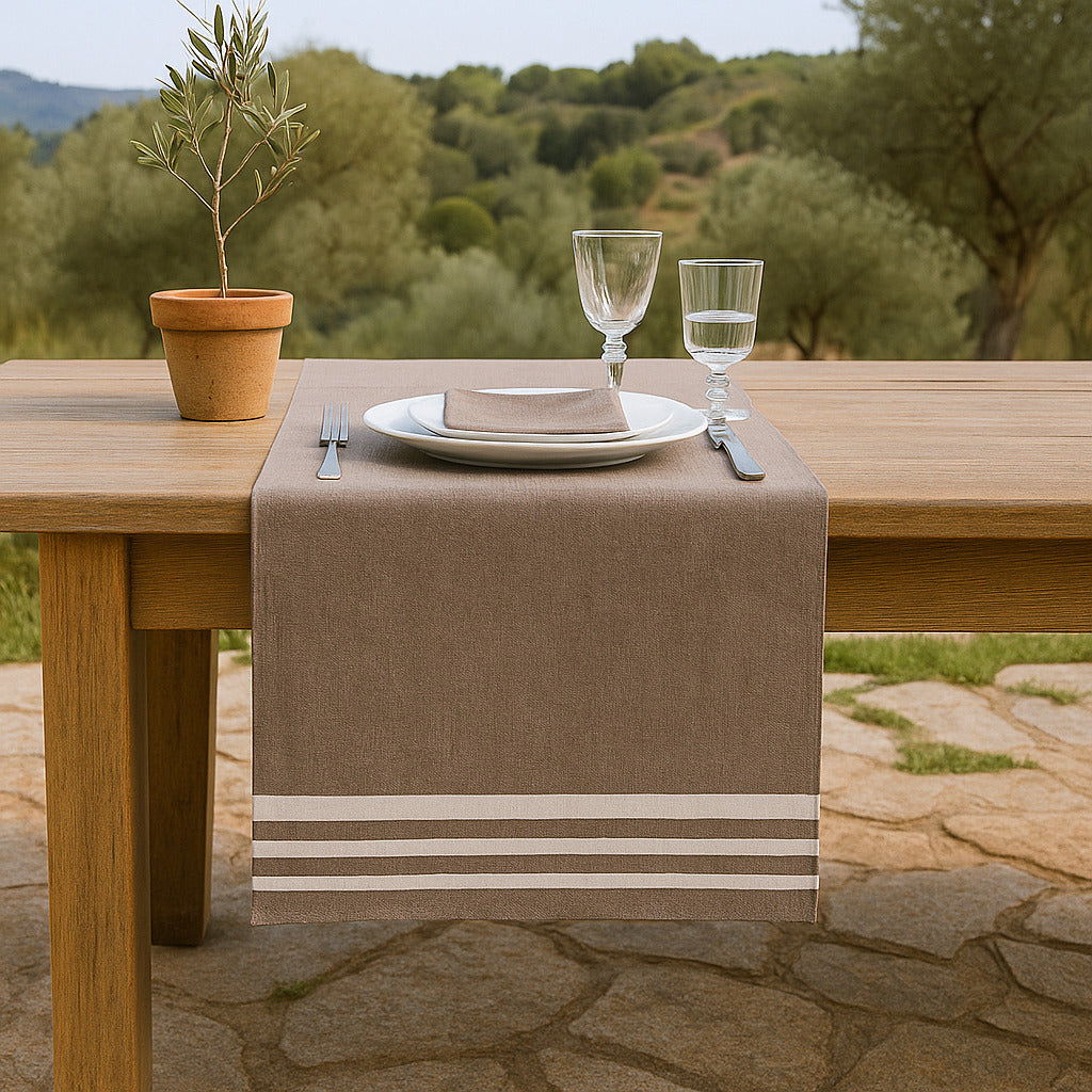 Runner da tavolo in cotone MAHDIA 50x150