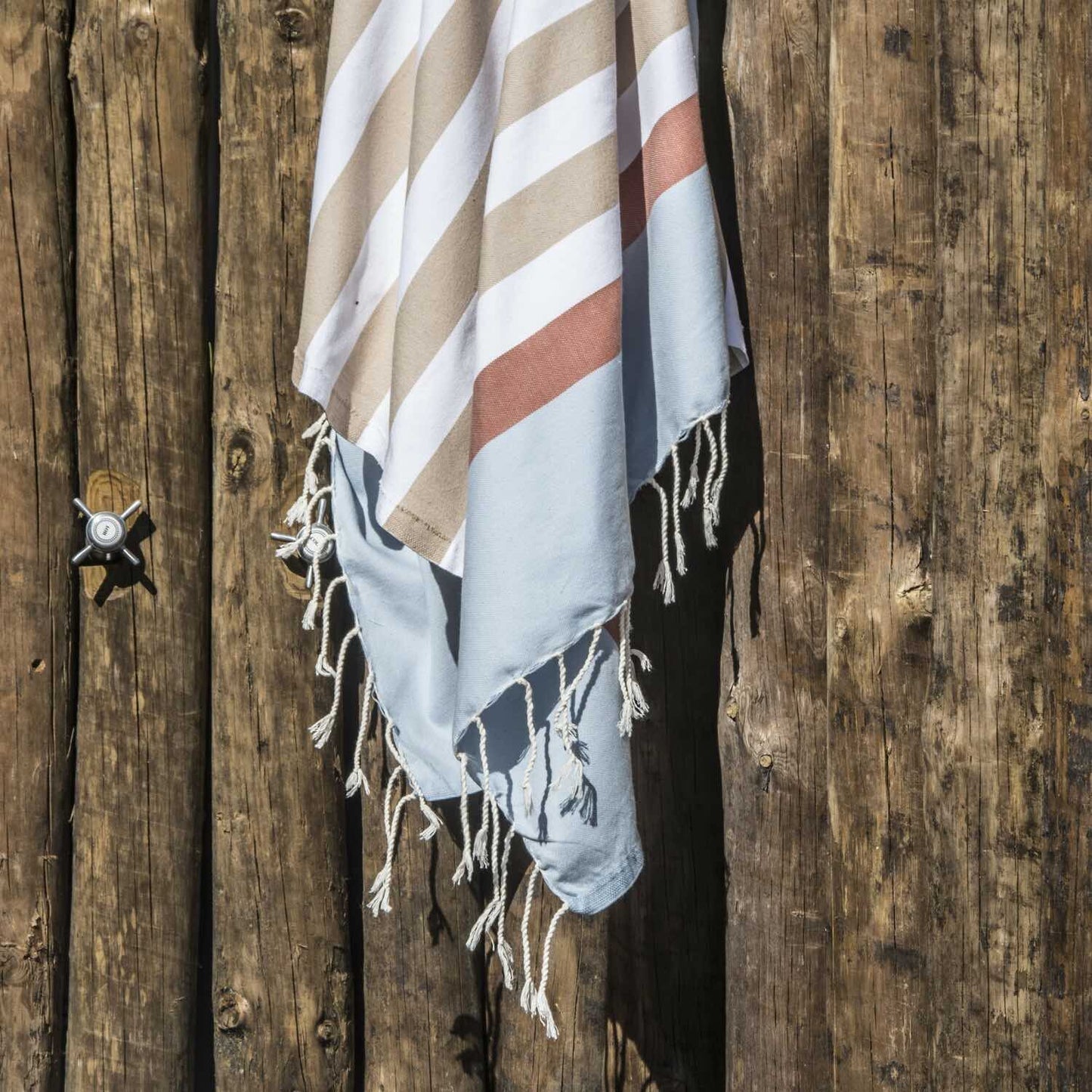 Fouta tricolore coton ARCACHON 100x200