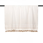 Plaid coton taupe clair STOCKHOLM    febronie.com