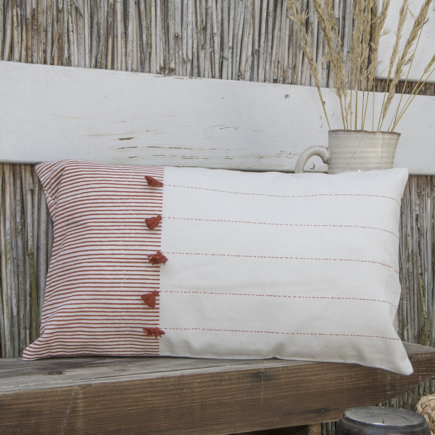 Fodera per cuscino in cotone PINSTRIPE 50x30